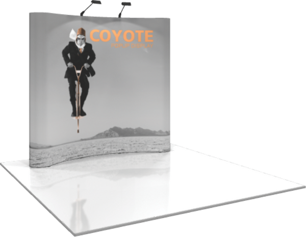 3 x 3 Coyote Popup Graphic Kit (Curved)