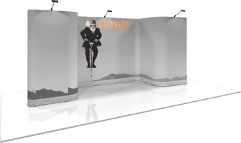 Deluxe Horseshoe Coyote Popup Graphic Kit