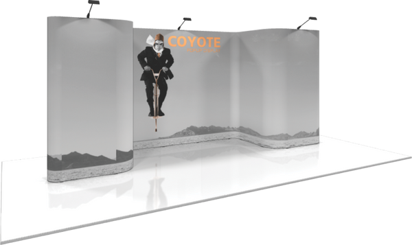 Deluxe Horseshoe Coyote Popup Graphic Kit