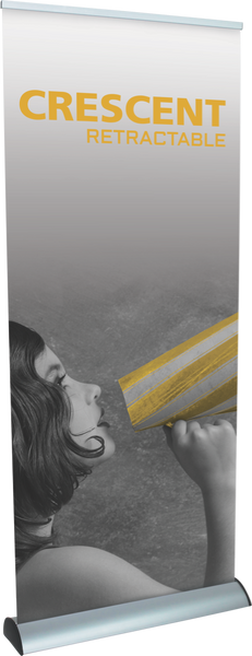 Crecent Retractable Banner Stand