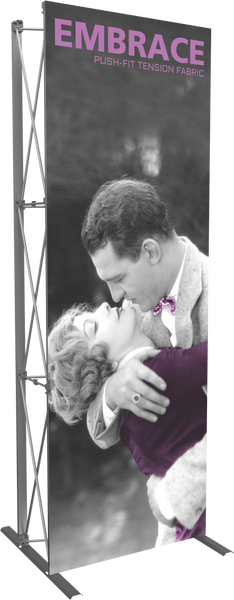 1 x 3 Embrace Fabric Display (Front Only)