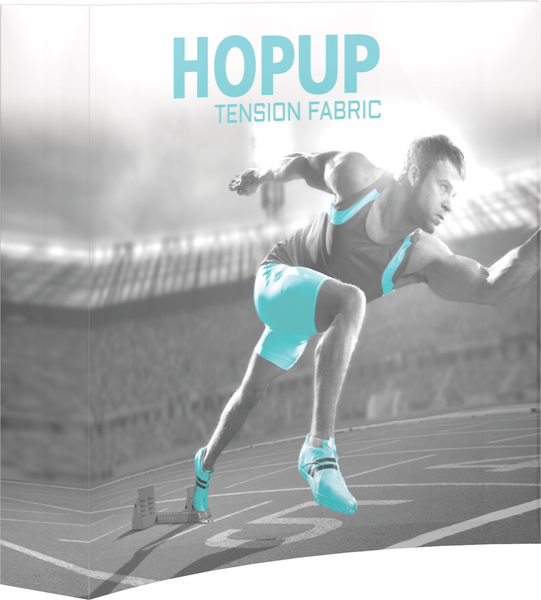 2 x 2 Backlit Hopup Tension Fabric Display