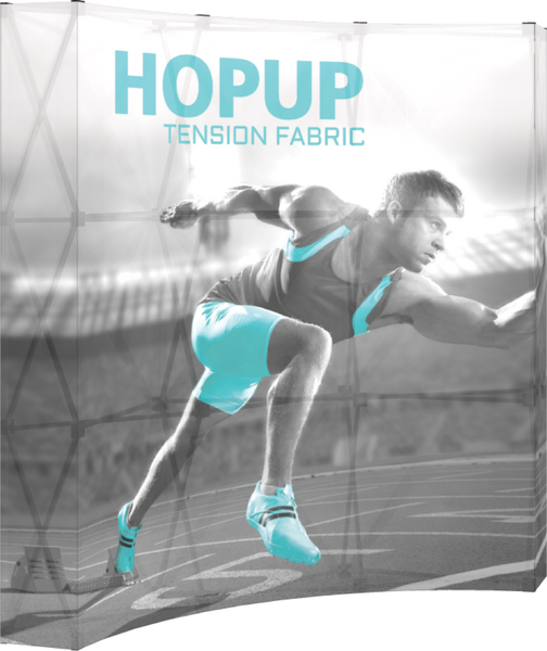 3 x 3 Backlit Hopup Tension Fabric Display