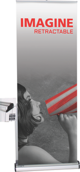The Imagine Retractable Banner Stand Literature Stand