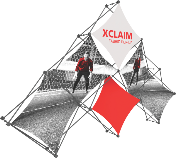 Xclaim 6 Quad Pyramid Popup Graphic Kit 1
