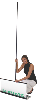 Elevate Retractable Banner Stand Setup