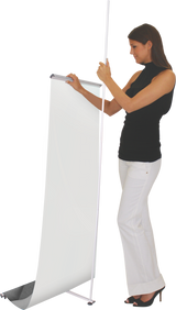 Lightning Spring Back Bannerstand Setup