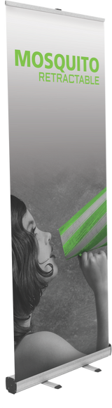 The Mosquito 800 Retractable Bannerstand (31.5”w x 78.5”h)