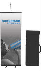 The Quickstand Retractable Bannerstand (31.5”w x 78.5”h)