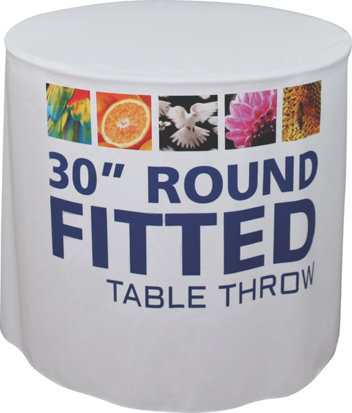 Round Fitted Table Throw