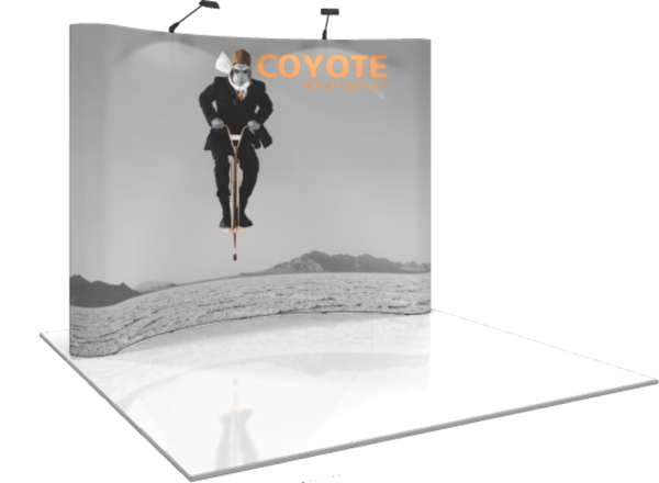 4 x 3 Coyote Popup Graphic Kit (Curved)