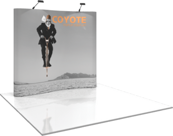 8ft Serpentine Coyote Popup Graphic Kit