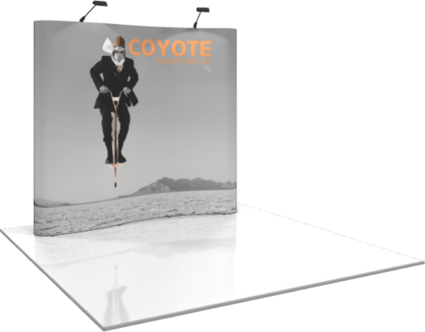 8ft Serpentine Coyote Popup Graphic Kit