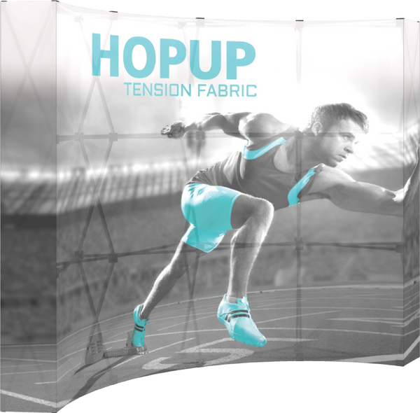 4 x 3 Backlit Hopup Tension Fabric Display (Graphic Only)