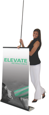 Elevate Retractable Banner Stand Setup